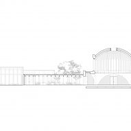 Section of Hampshire temple by James Gorst Architects