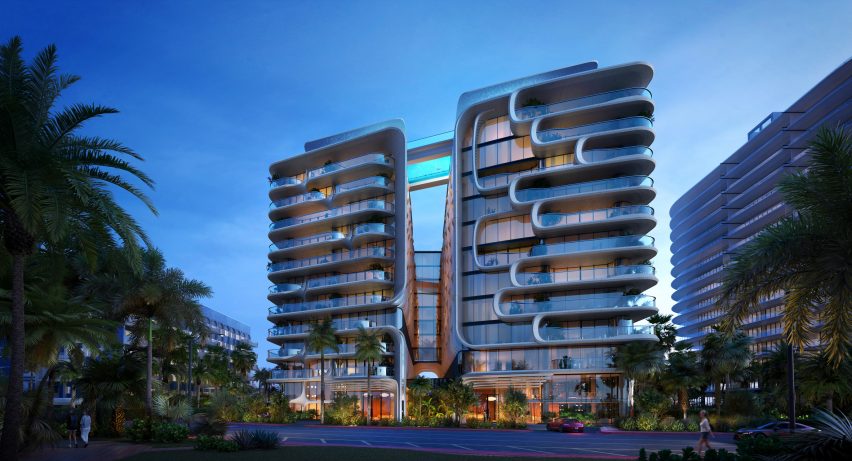 ZHA surfside concept at night