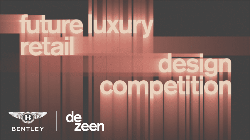 Dezeen and Bentley's Future Luxury Retail Design Competition graphic identity