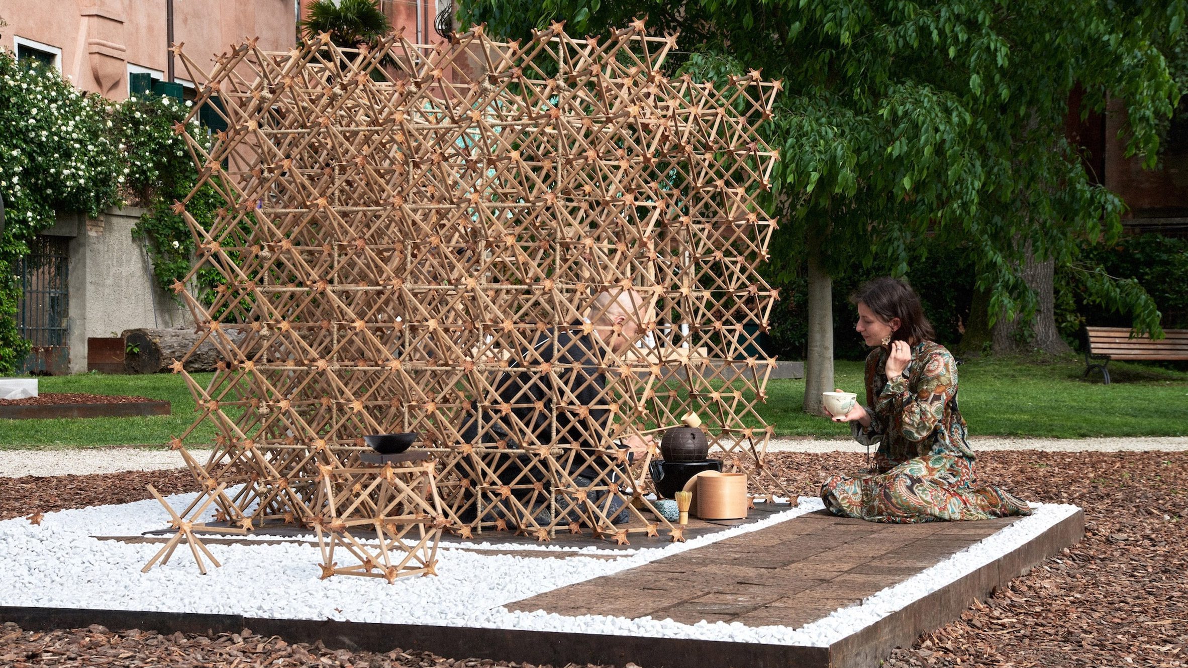 Mitsubishi Jisho Design creates food-waste teahouse in Venice - Vimarsana News