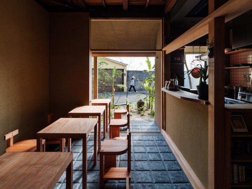 Interior photo of the restaurant at House in Hayashisaki Matsue Beach