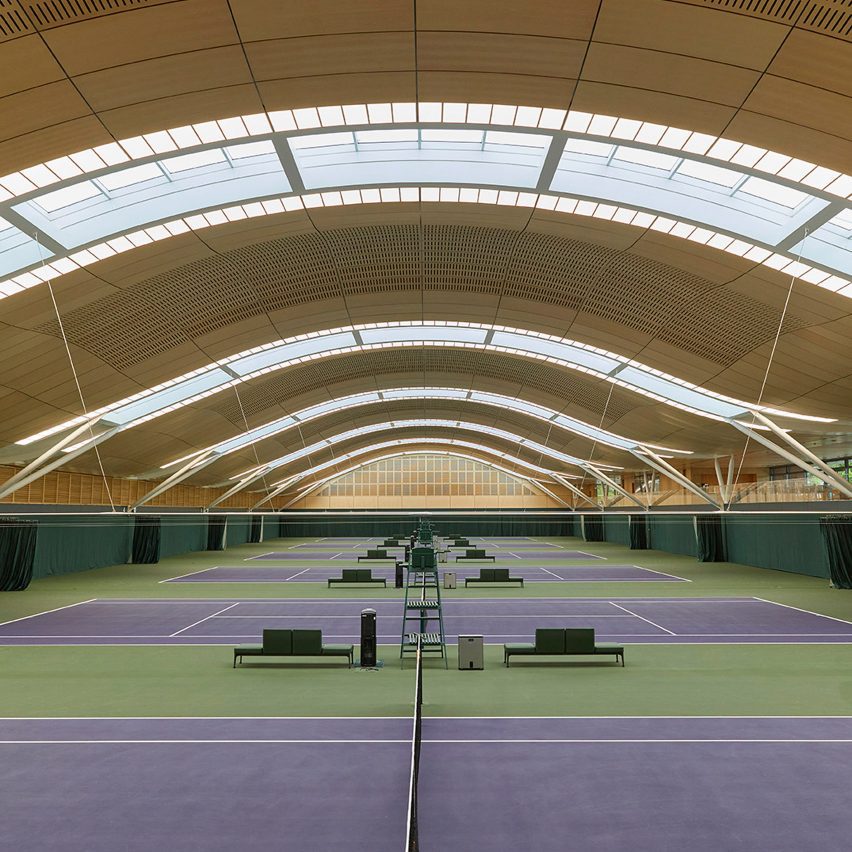 All England Lawn Tennis Club by Hopkins Architects