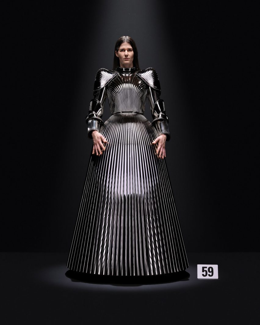 Foto di un abito stampato in 3D