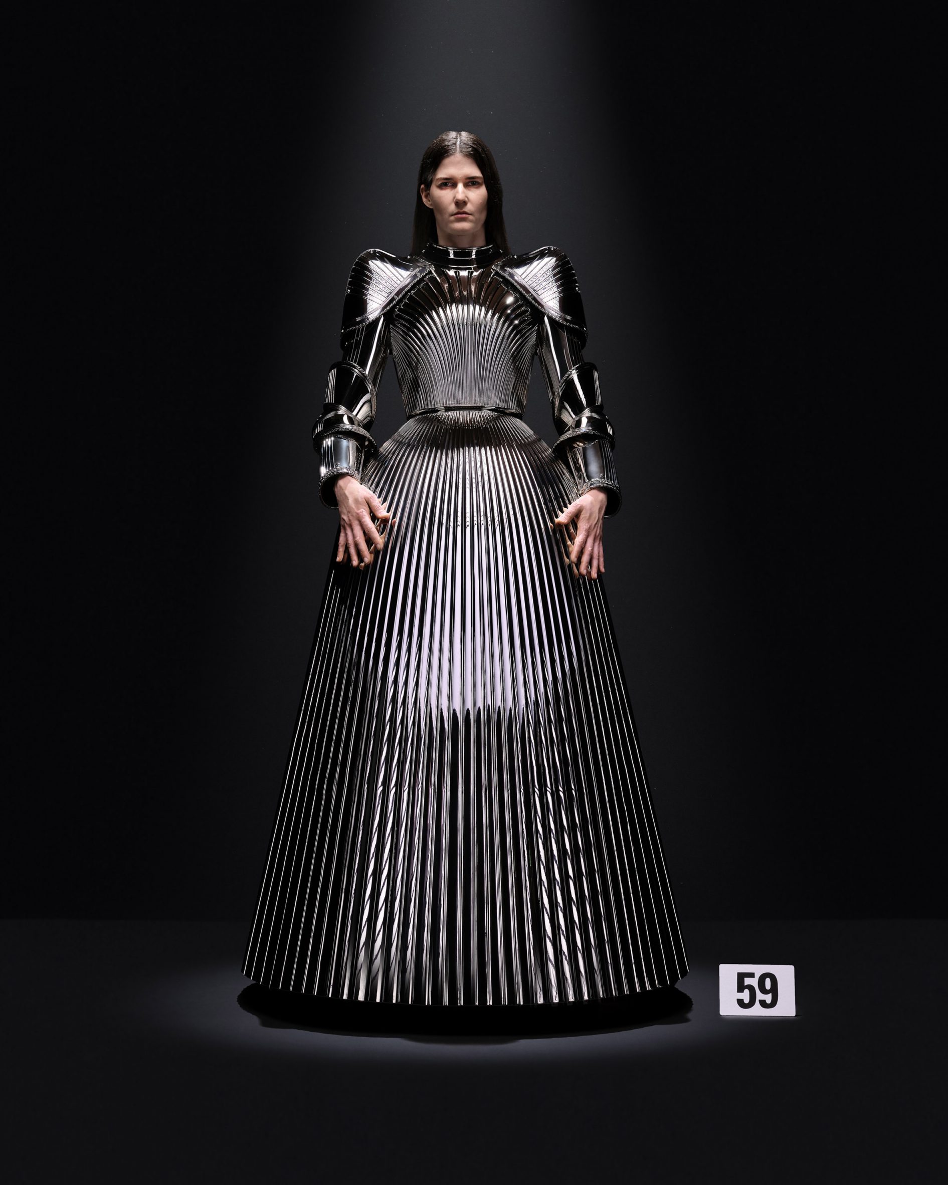 Photo of a 3D-printed dress