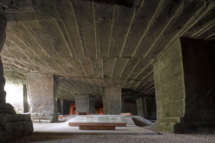 Cavernous performance space in Vicenza by David Chipperfield
