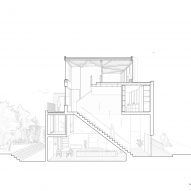 Section of Larch Loft extension by Whittaker Parsons