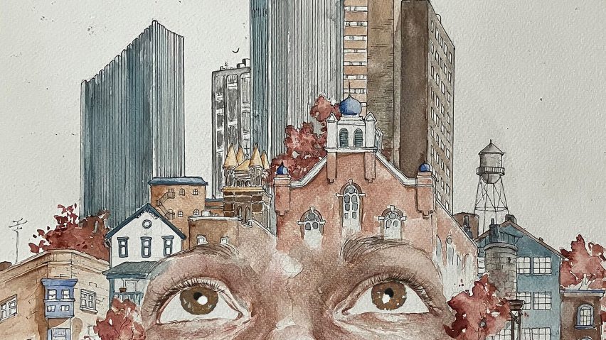 Illustration from the cover of The City Authentic by David A Banks