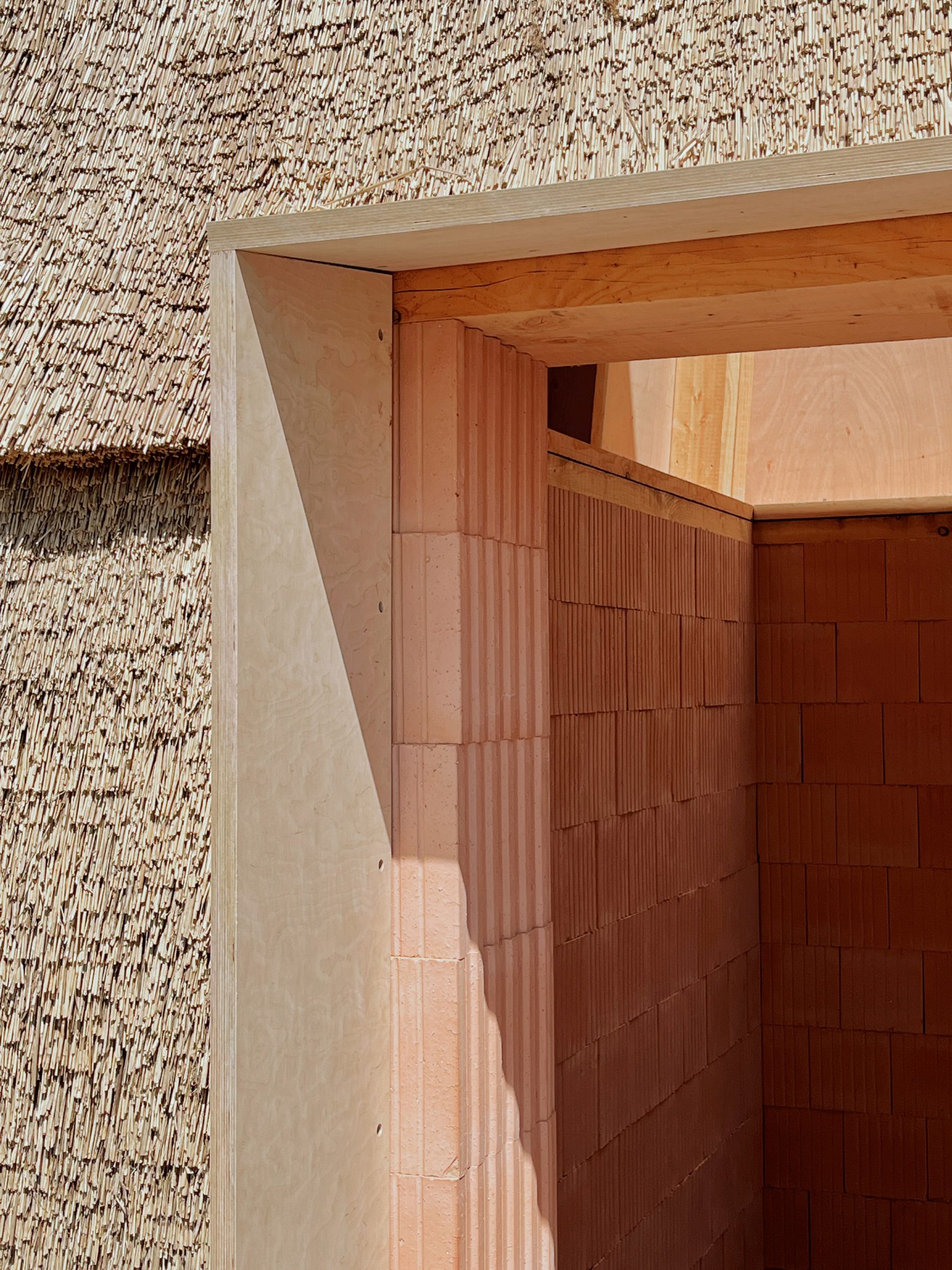 Thatched Brick Pavilion by Leth & Gori, Rønnow and CINARK