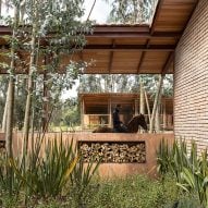 Gabriel Rivera creates brick house and riding school in Ecuador