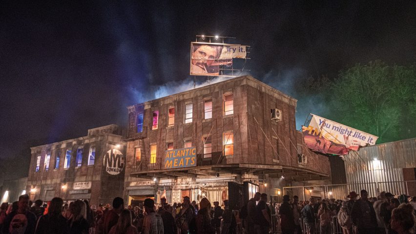 Block9's NYC Downlow club at Glastonbury. Image is courtesy of Block9
