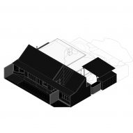 Isometric drawing of Shadow House by Grotto Studio