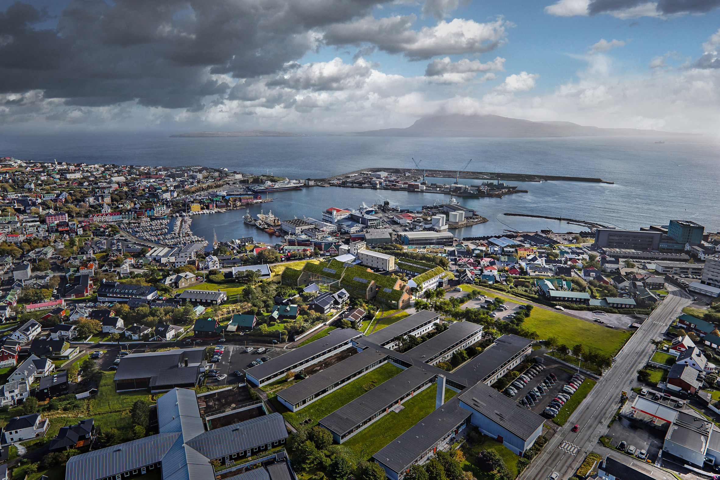Render of University of the Faroe Islands