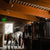 Interior of Horse House by Wiercinski Studio