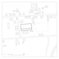 Site plan of Horse House by Wiercinski Studio