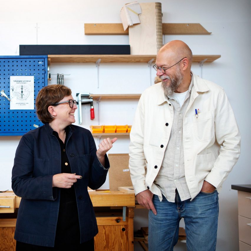 Portrait of IKEA global design managers Eva Lilja Löwenhielm and Johan Ejdemo