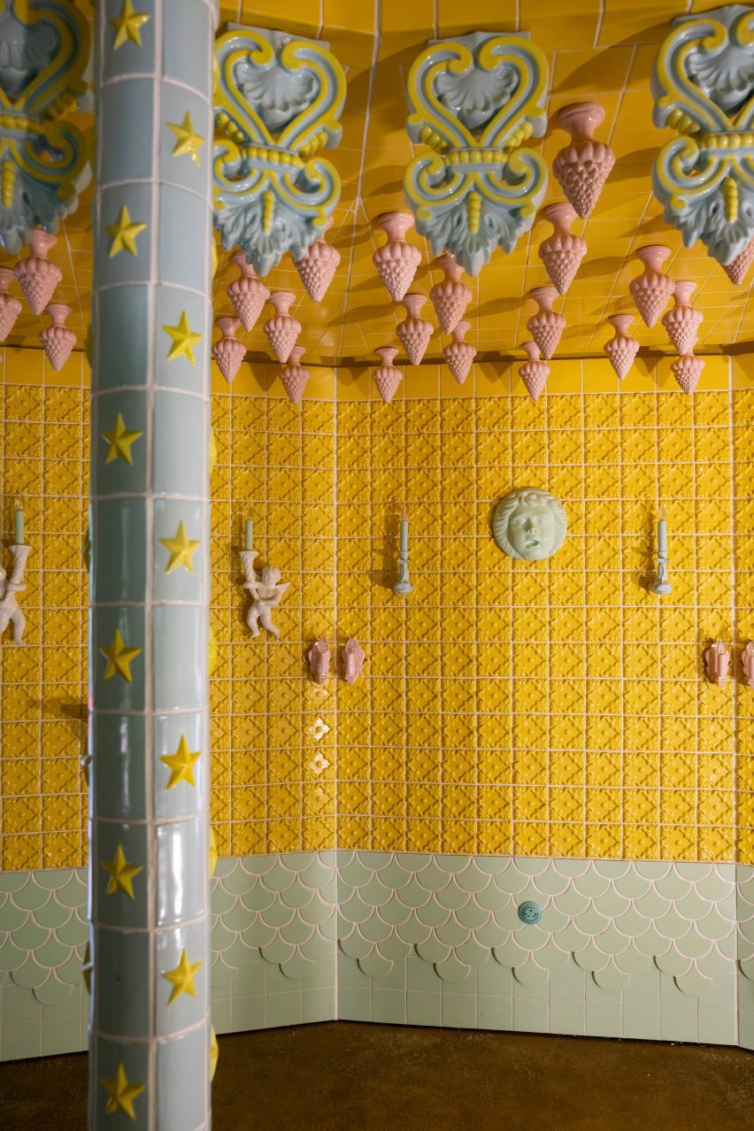 Tiles made by Viúva Lamego in Portugal