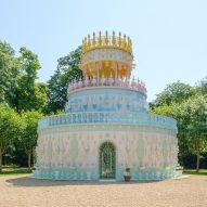 Joana Vasconcelos unveils pastel wedding-cake pavilion