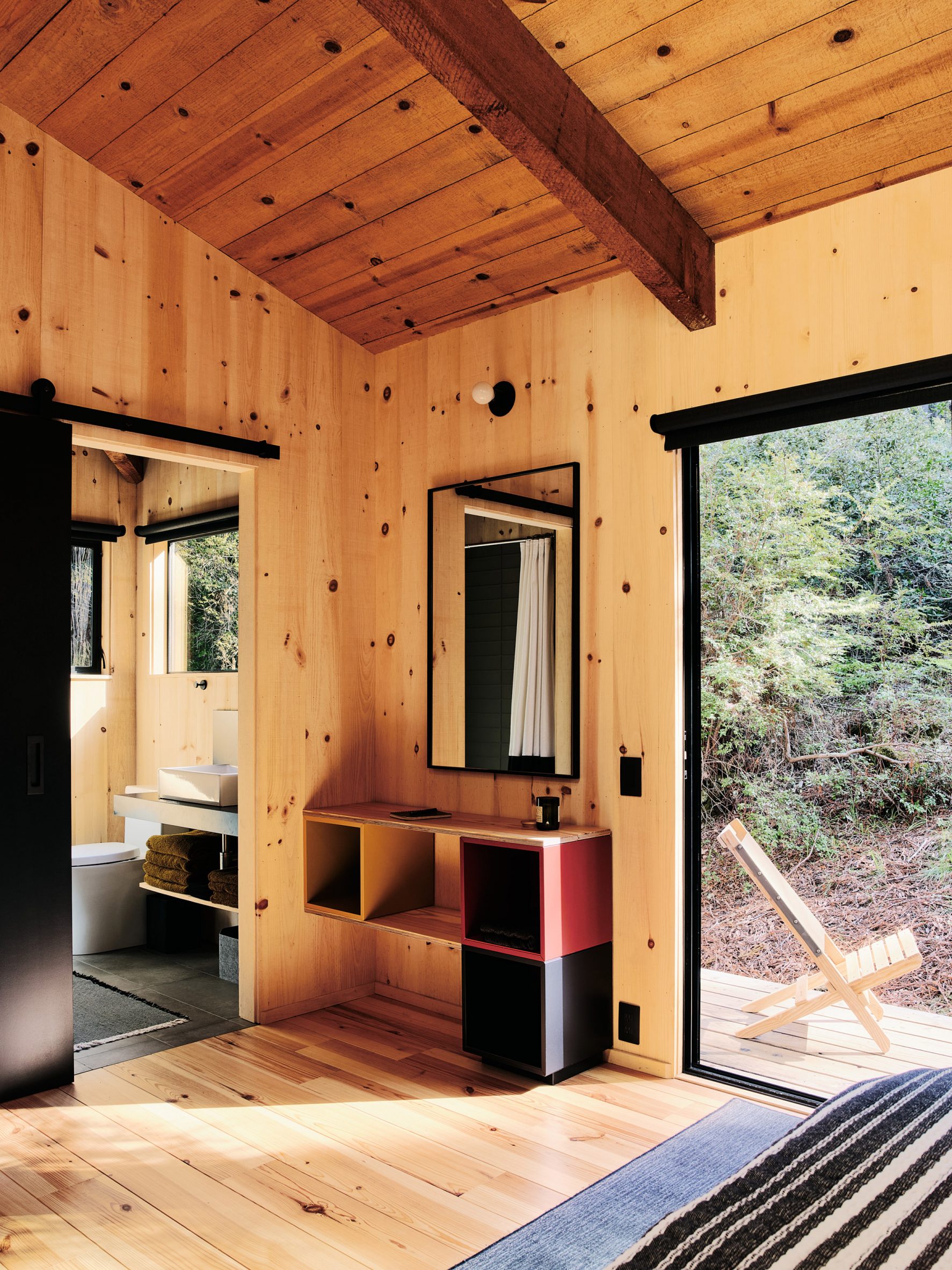 Wood-clad interior by Joanne Koch