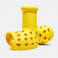 MSCHF collaborates with Crocs to create jumbo yellow boots