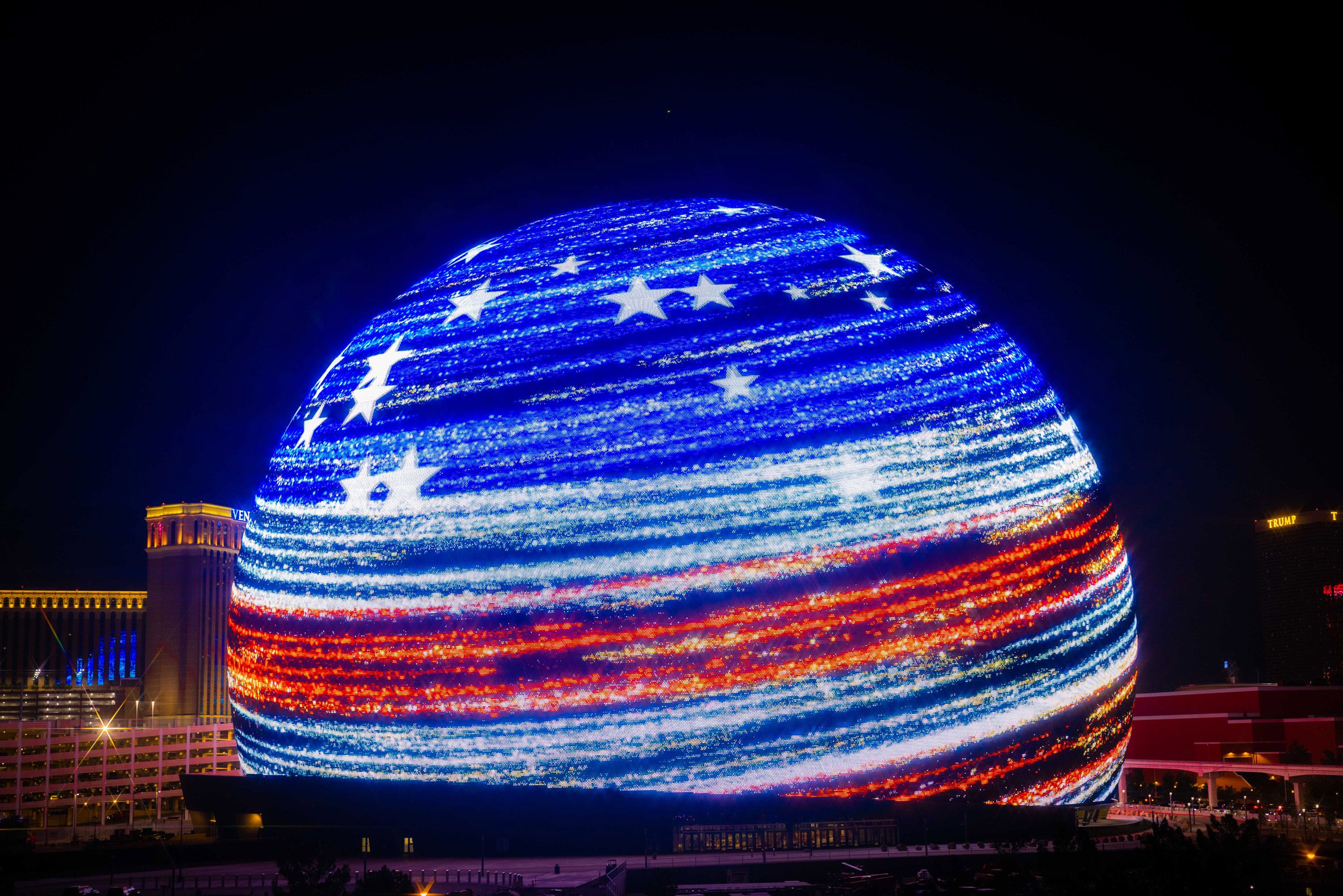 Fourth of July celebrations at MSG Sphere Las Vegas
