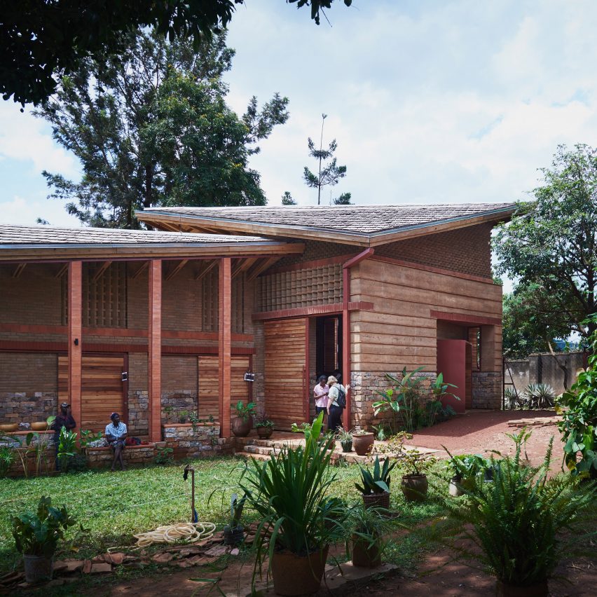 Rammed-earth arts centre in Kampala