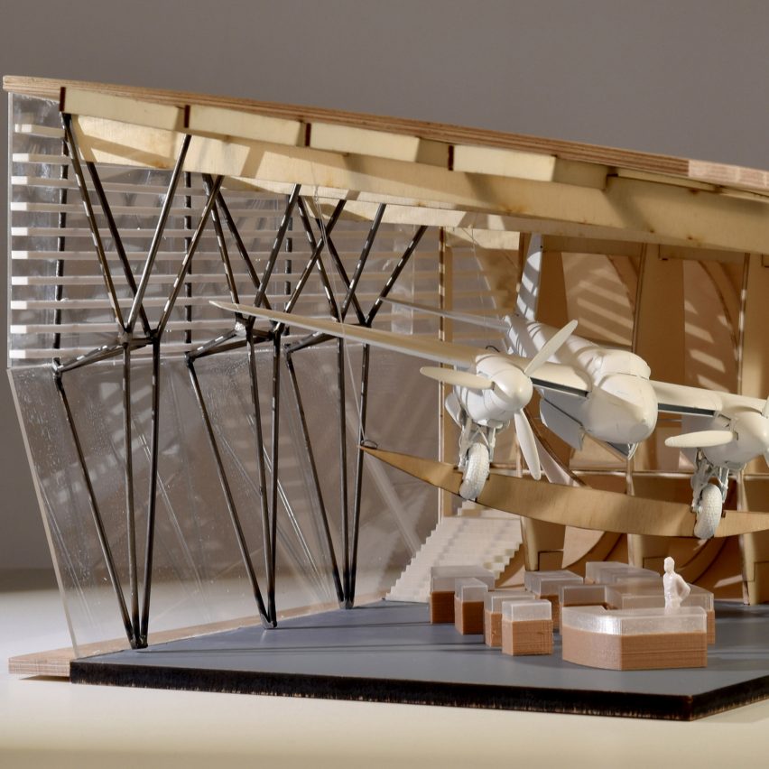 Model of student hangar project