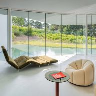 Château La Coste brings Pierre Paulin furniture to Oscar Niemeyer's final building