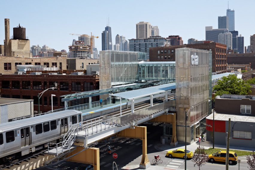 ایستگاه قطار در شیکاگو توسط کارول راس بارنی طراحی شده است