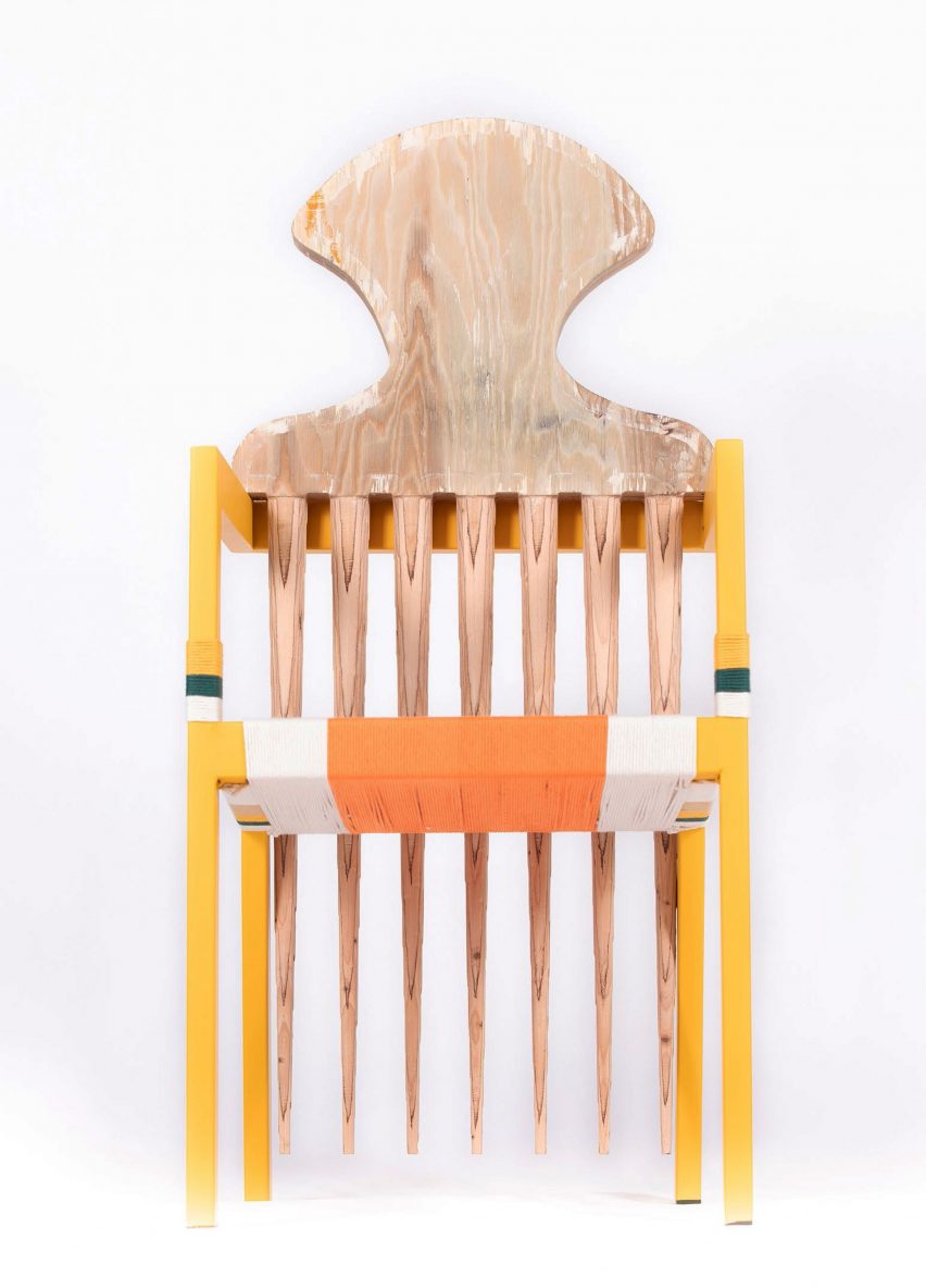 Comb-style chair by Germane Barnes