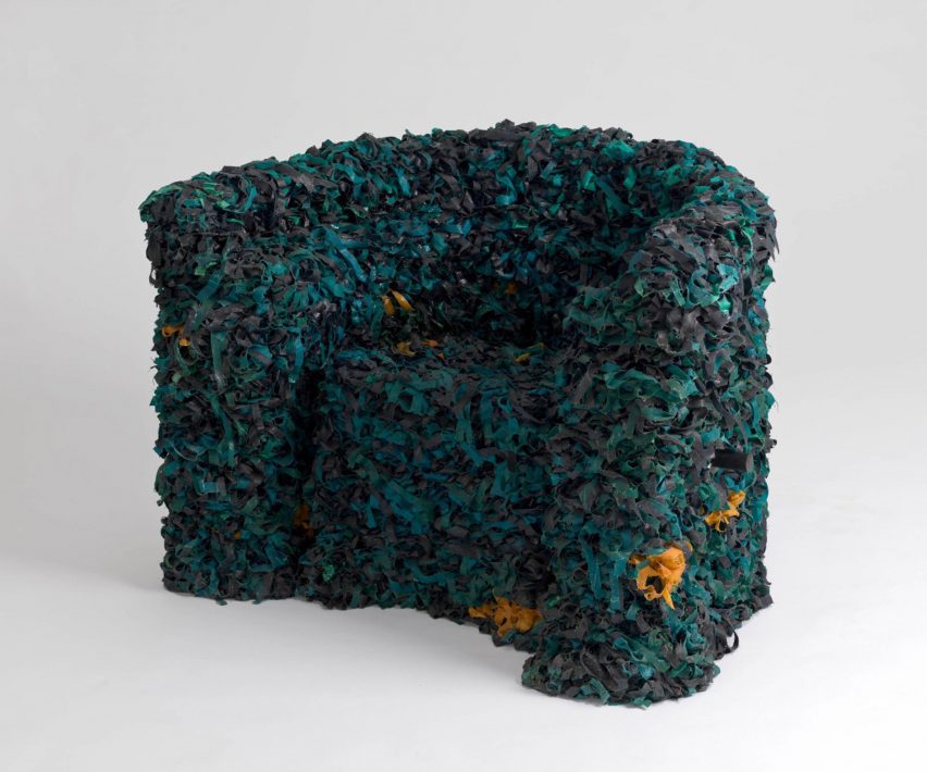 Fabric and resin chair by Gaetano Pesce
