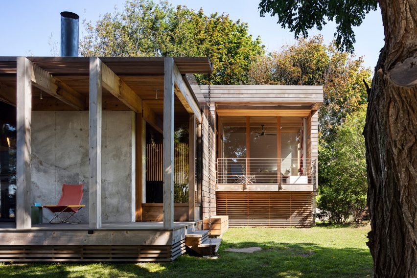 "Modern cabin" by Koning Eizenberg Architecture