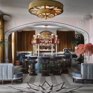 Art deco influenced bar at The Georgian hotel