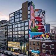 Studio V clads Long Island City apartments in British racing green terracotta