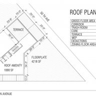 Roof plan of The Green House