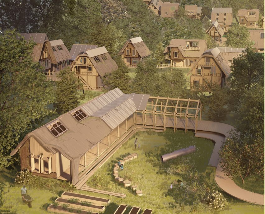 Visualisation of sustainable homes in a green belt