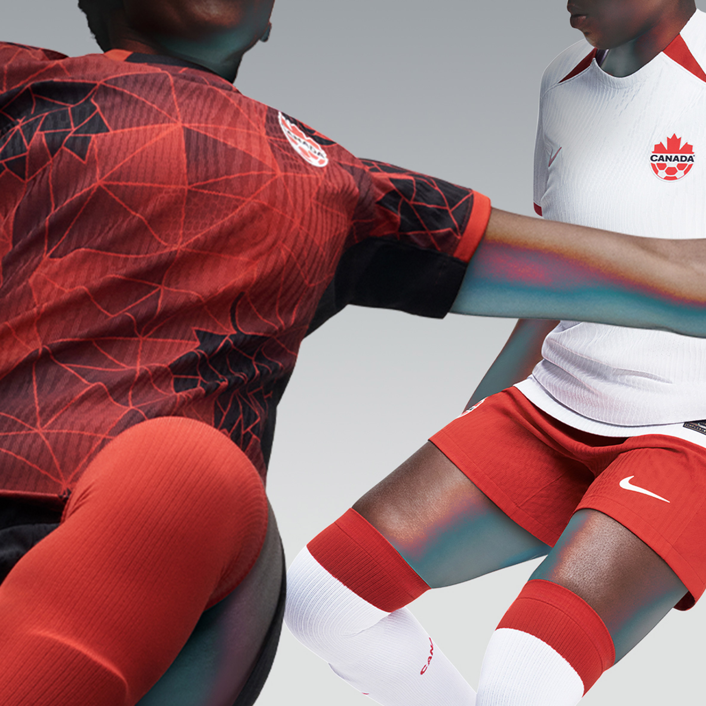 Canada football kit by Nike
