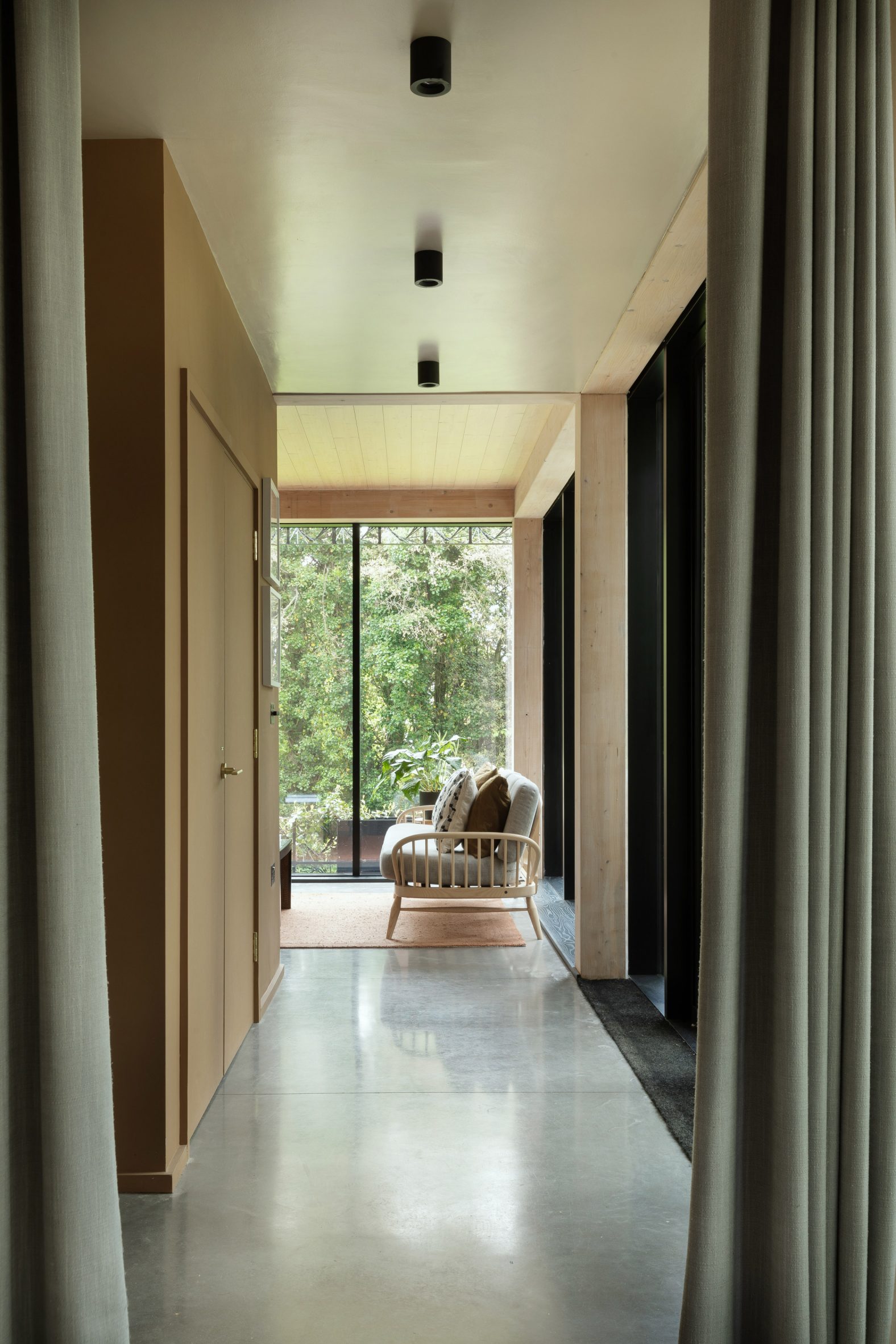 Corridor in Woven house by Giles Miller Studio