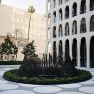 Montalba Architects adds sunken garden to Edward Durrell Stone landmark
