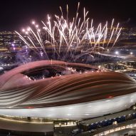 MASQ designs light up Zaha Hadid Architects' Al Janoub Stadium
