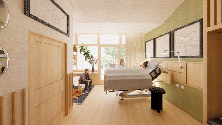 Render of a hospice