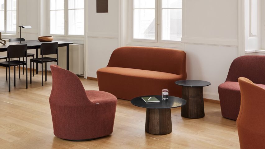 Photo of Fredericia's Gomo collection of chairs with Hugo Passos