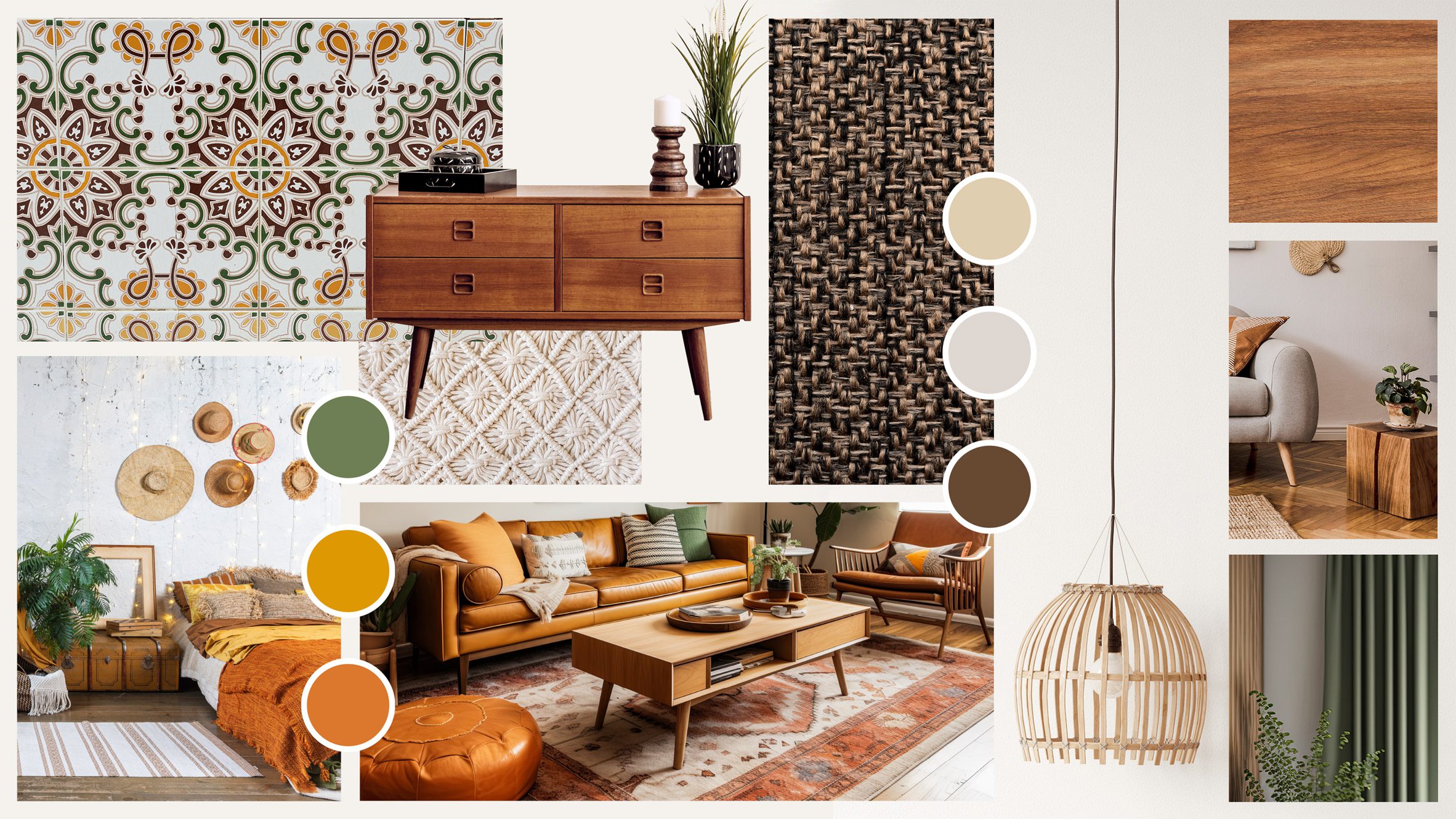 mood board of Introduction to Interior Design course at New York School of Interior Design