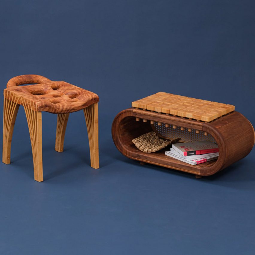 Stool and table