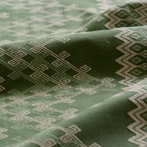 Photo of green pattern textile
