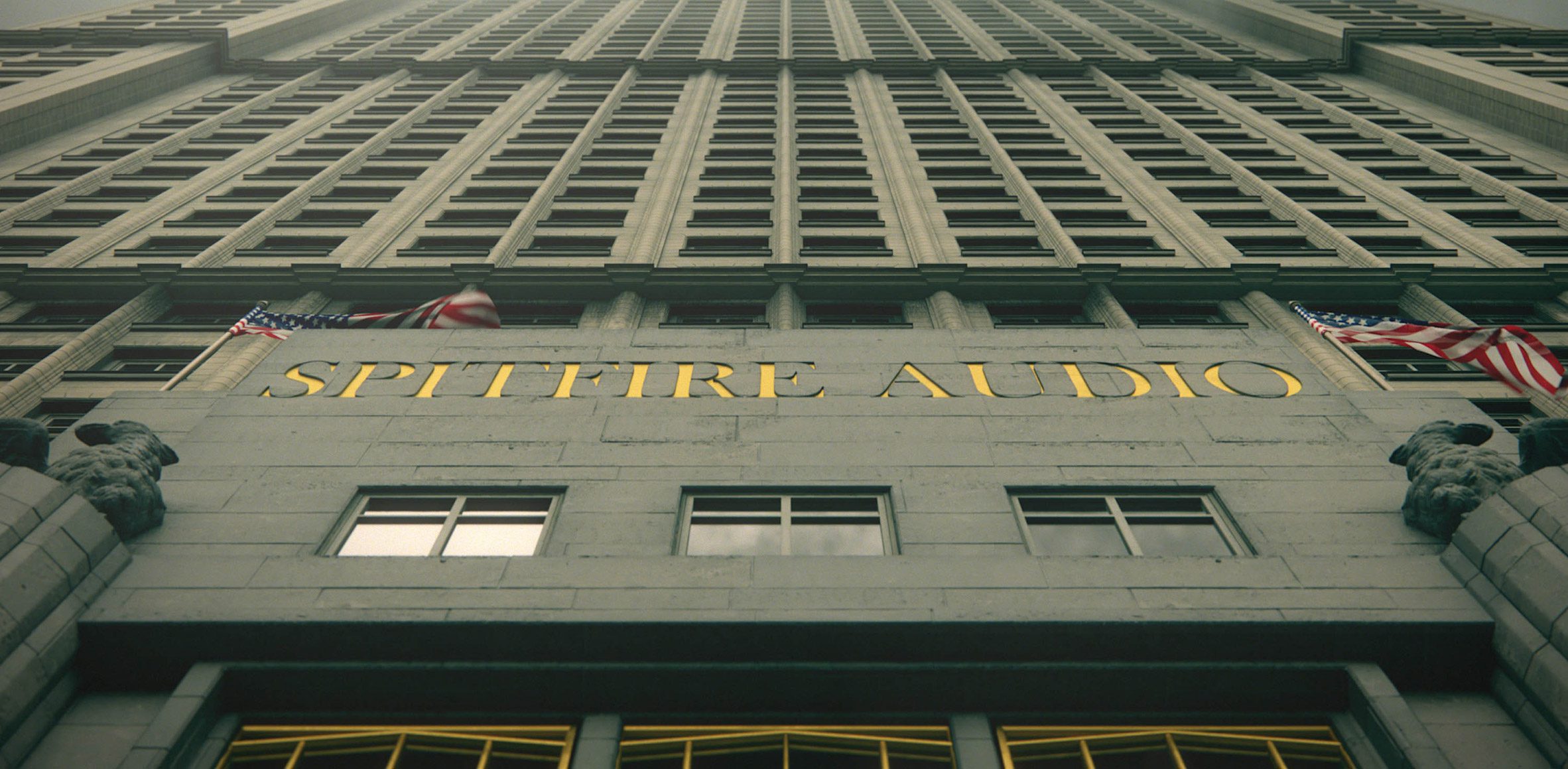 Skyscraper that looks like Empire State Building in Colossus video by Factory Fifteen for Spitfire Audio