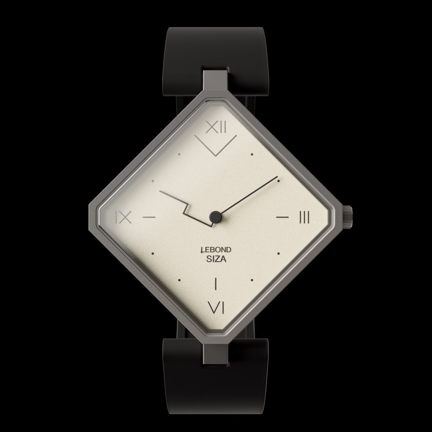 Square-shaped Lebond Siza watch