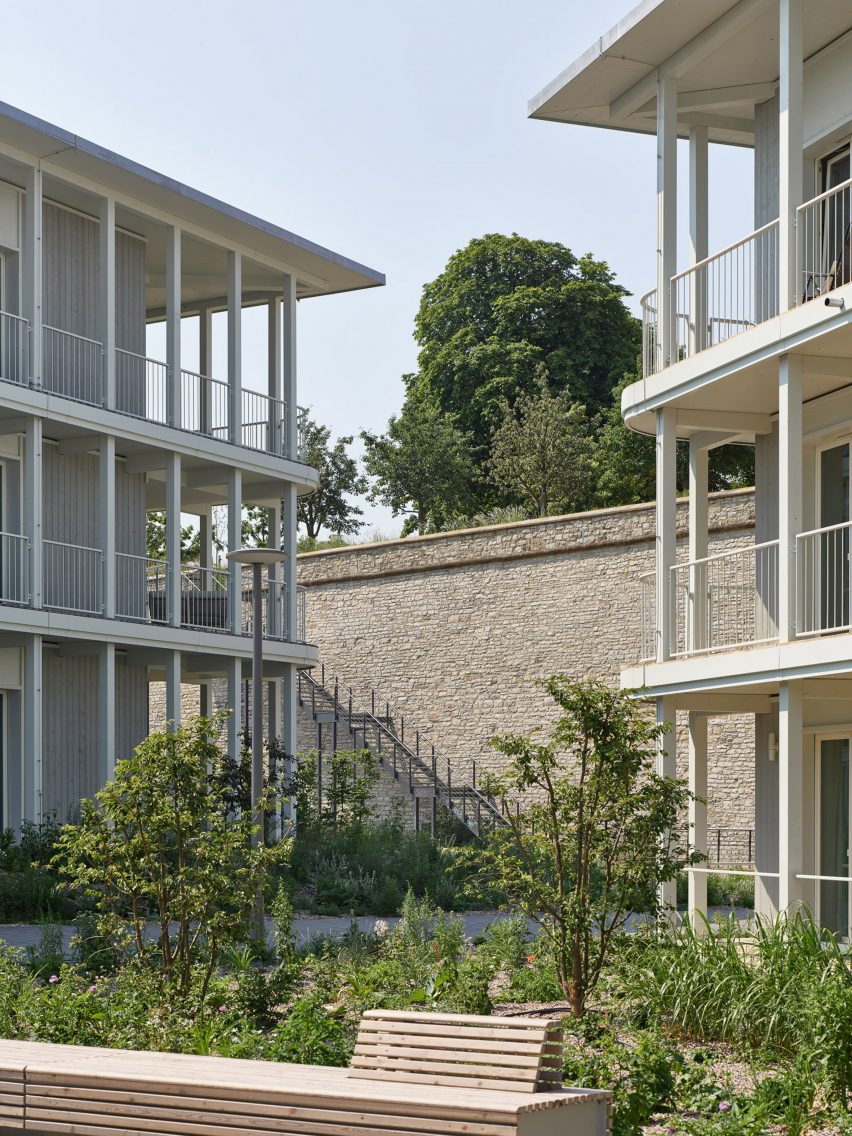 Andreasgaertan multi-generational housing with communal garden
