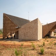 BE_Design uses angular woven screens to shelter leadership centre in Rwanda