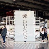 Beacon exhibition in San Francisco by Prowl and Baukunst scaffolding