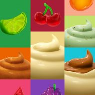 3D, colourful swirls of Jell-O flavours